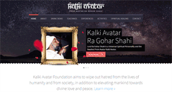 Desktop Screenshot of kalkiavatarfoundation.com